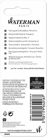 WATERMAN  MINA PIX, FINE, BLUE INK 1964016 [4]