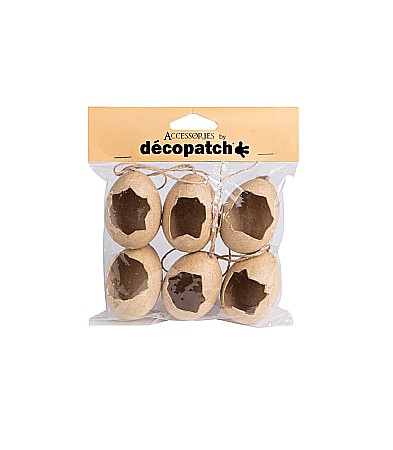 Materiale de Paste - CF COAJA DE OU SUSPENDAT PAPIER MACHE 6/SET AC907C