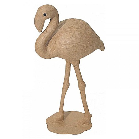 HOBBY - CF FLAMINGO PAPIER MACHE 15*7*27 CM SA134O