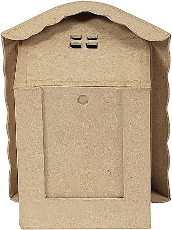 CF BOTTOM HOUSE PAPIER MACHE 12*10.5*11CM SA230C [2]