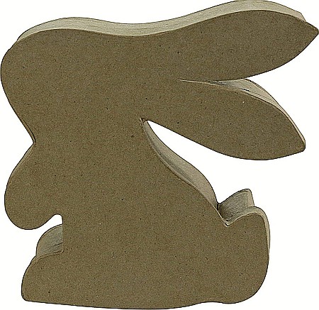 HOBBY - CF CUTIE IEPURE PAPIER MACHE 12.5*4*12.5CM BT052C