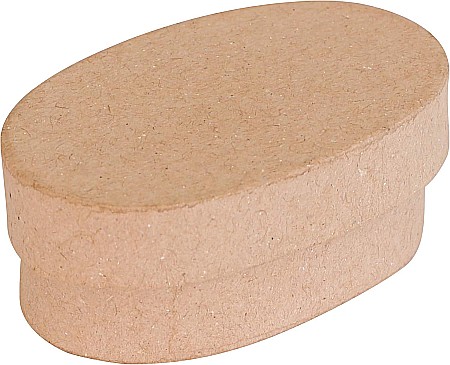 HOBBY - CF CUTIE OVALA PAPIER MACHE 7*4.5*3CM BT071C