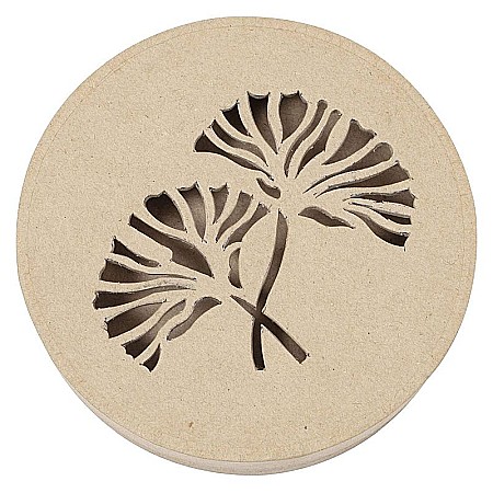 Cutii, Sacose, Pungi, Ambalaje Christmas - CF CUTIE ROTUNDA PAPIER MACHE 15*15*3CM BT076C