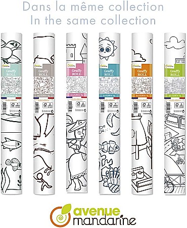 CF ROLA HARTIE DE COLORAT 0.35*5M 90GR ORAS ECOLOGIC AVENUE MANDARINE GY083C [3]