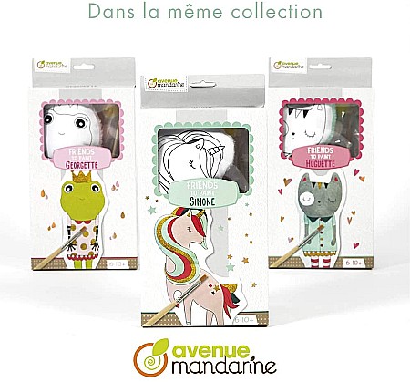 CF KIT CREATIV PICTURA PISICA HUGUETTE 24CM AVENUE MANDARINE PP033C [4]