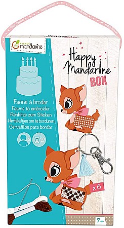CF KIT CREATIV BRODERIE HAPPY MANDARINE BOX KC005O [0]