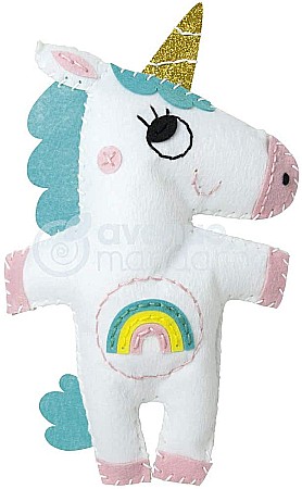 CF KIT CREATIV BRODERIE UNICORNUL ALICIA LITTLE COUZ'IN COLLECTION KC066C [1]