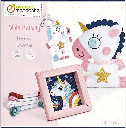 Seturi Creative pentru Copii - CF KIT CREATIV MULTI ACTIVITY UNICORNS AVENUE MANDARINE KC113C