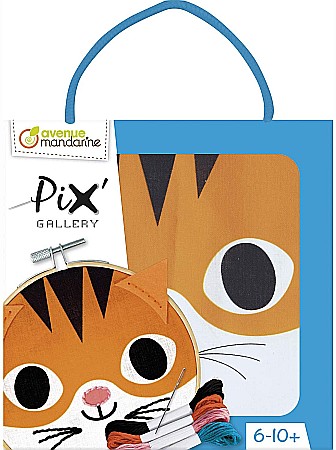 CF KIT CREATIV BRODERIE PIX'GALLERY TAMBURINA PISICA KC118C [0]