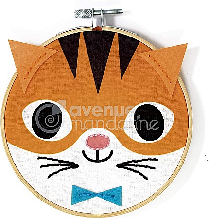 CF KIT CREATIV BRODERIE PIX'GALLERY TAMBURINA PISICA KC118C [1]