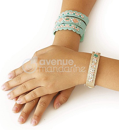 CF KIT CREATIV BRODERIE PIX' TRESOR BRATARI AVENUE MANDARINE KC129C [2]