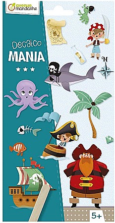 Stickere pt copii - CF STICKERE TRANSFERABILE LUMEA PIRATILOR AVENUE MANDARINE CC049C