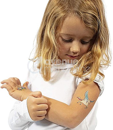 CF SET TATUAJE UNICORNI TATTOO MANIA AVENUE MANDARINE CC052C [2]