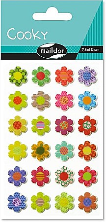 Stickere Decorative - CF STICKER 3D COOKY 7.5*12CM MAILDOR FLORI CY021O