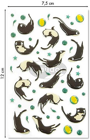 CF STICKER 3D COOKY 7.5*12CM MAILDOR VIDRE CY096C [1]