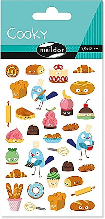 CF STICKER 3D COOKY 7.5*12CM MAILDOR UNICORN CY120C [0]