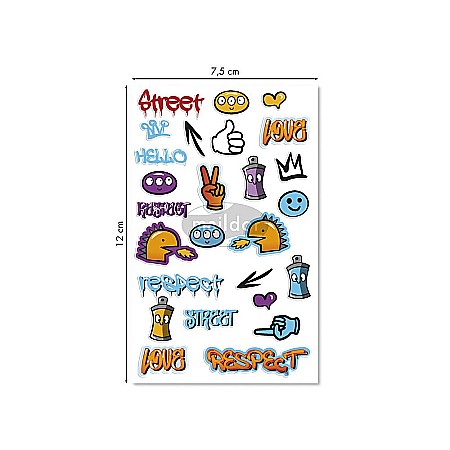 CF STICKER 3D COOKY 7.5*12CM MAILDOR GRAFFITI CY151C [2]