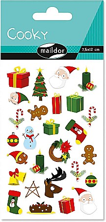 CF STICKER 3D COOKY 7.5*12CM MAILDOR MOTIV CRACIUN CY153C [0]