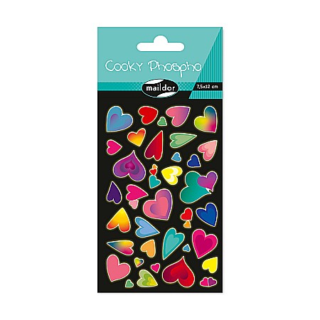 HOBBY - CF STICKER 3D COOKY 7.5*12CM MAILDOR GLOW IN THE DARK INIMI CY162C