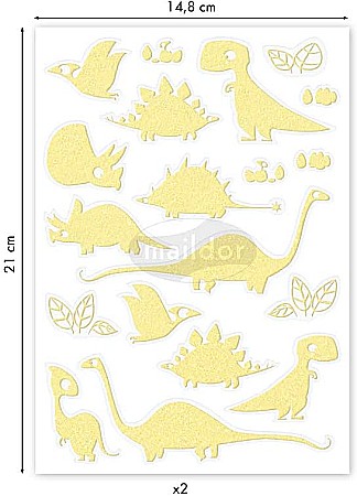 CF STICKER PHOSPHO 14.8*21CM MAILDOR DINOZAURI AE105O [1]