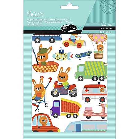 Stickere pt copii - CF STICKER BABY 14.8*21CM TRANSPORT AE166C