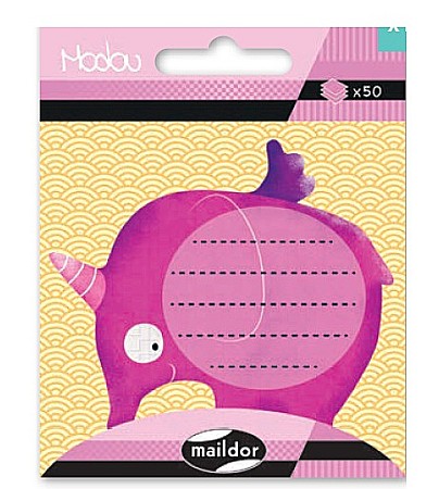 ORGANIZARE SI ARHIVARE - CF POST IT MODOU 7.5*11CM MI045C ELEFANT UNICORN