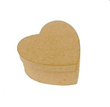 HOBBY - CF CUTIE INIMA PAPIER MACHE 5*5*3CM MINI BT502O