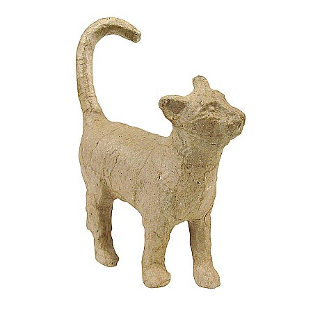 HOBBY - CF PISICA PAPIER MACHE 11*3.5*12 CM AP583O