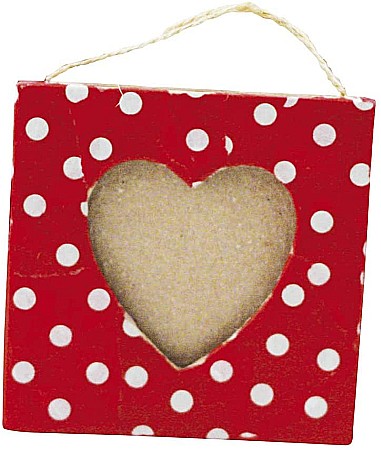 CF MINI RAMA FOTO INIMA PAPIER MACHE 8*8CM CD690O [1]