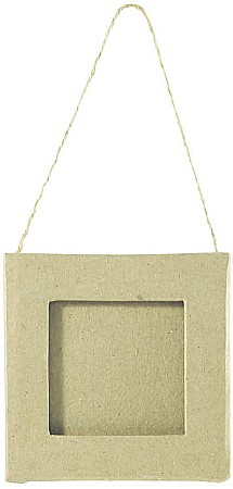 Rame Fotografie - CF MINI RAMA FOTO PATRATA PAPIER MACHE 8*8CM CD691O