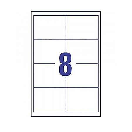 TOP ETICHETE AUTOADEZIVE 8/A4 105*74MM 100 COLI/SET SOREX 105074 [1]