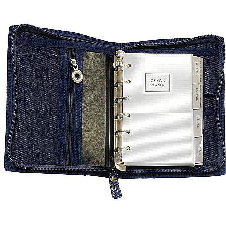 EU ORGANIZER DATA MATE CU FERMOAR, BLUE JEANS 82205 [1]