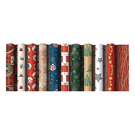 HOBBY - EU HARTIE AMBALAJ CRACIUN 200*70 cm ROLA 76073