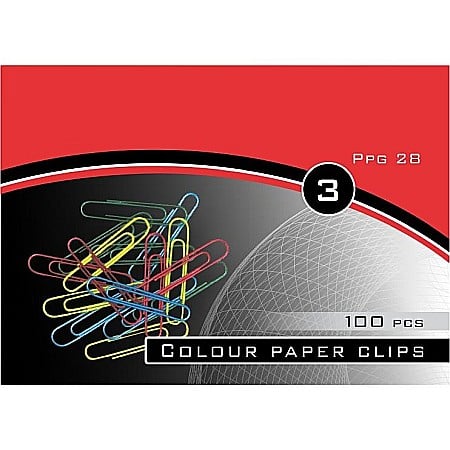 ARTICOLE DE BIROU - EU AGRAFE HARTIE 28MM 100/SET COLOR 22143