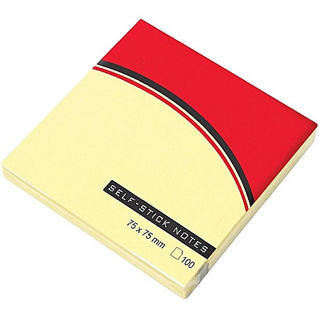 Notite autoadezive - EU POST IT 75*75MM 100F GALBEN PASTEL 22910