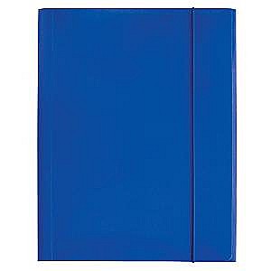 Mape carton cu elastic - EU DOSAR CARTON A4 CU ELASTIC ALBASTRU 60580