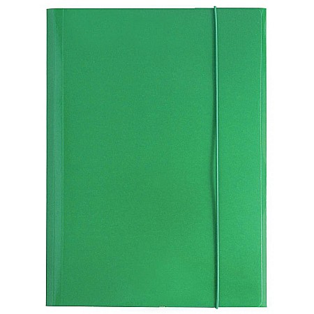 Mape carton cu elastic - EU DOSAR CARTON A4 CU ELASTIC VERDE 60583