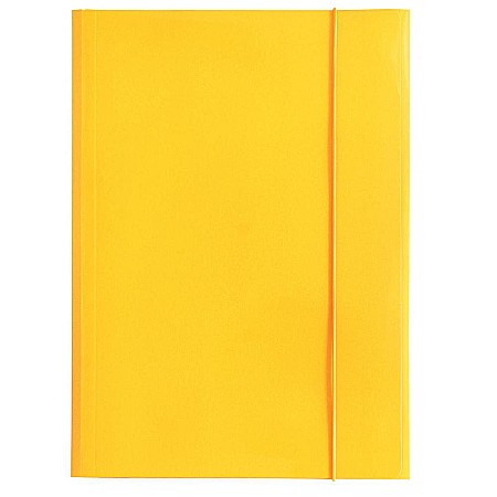 Mape carton cu elastic - EU DOSAR CARTON A4 CU ELASTIC GALBEN 60584