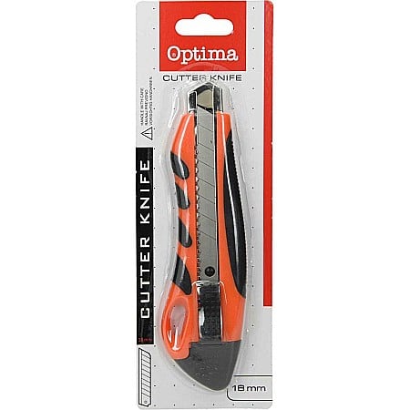 ARTICOLE DE BIROU - EU CUTTER METALIC 18MM FORMA ERGONOMICA 22165