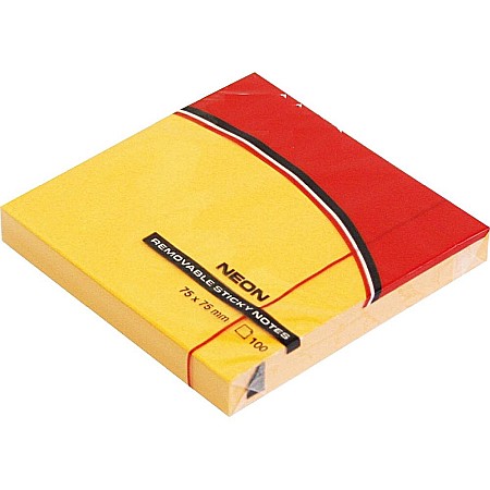 Notite autoadezive - EU POST IT 75*75MM 100F PORTOCALIU NEON 22934