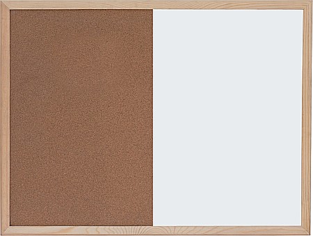 Whiteboarduri - EU WHITEBOARD SI PANOU PLUTA 30*40 RAMA LEMN 22371