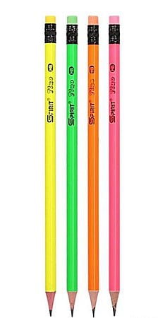 Creioane grafit - EU CREION GRAFIT  HB CU RADIERA DIVERSE CULORI 100149