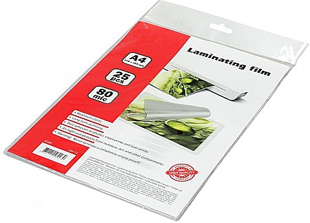 APARATURA PENTRU BIROU - EU FOLIE LAMINAT A4 80 MIC 25/SET 20285