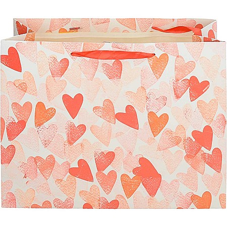 Sacose hartie si textil - EU SACOSA CADOU LOVE, 33x12x26cm, 75052