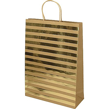 EU SACOSA CADOU 31*42*11CM MODEL KRAFT&GOLD J 75064 [2]