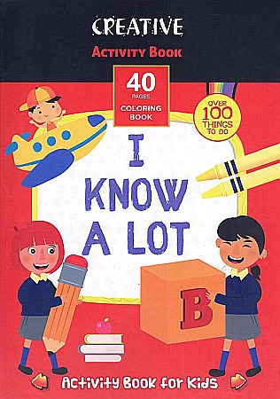 RECHIZITE SCOLARE - EU CARTE DE COLORAT A4 40F I KNOW A LOT 75298