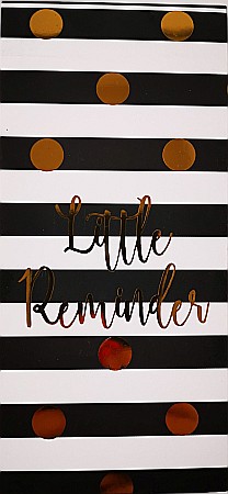 HARTIE PRODUSE DIN HARTIE - EU NOTES 7*15CM 64F BLACK&WHITE DR 529343