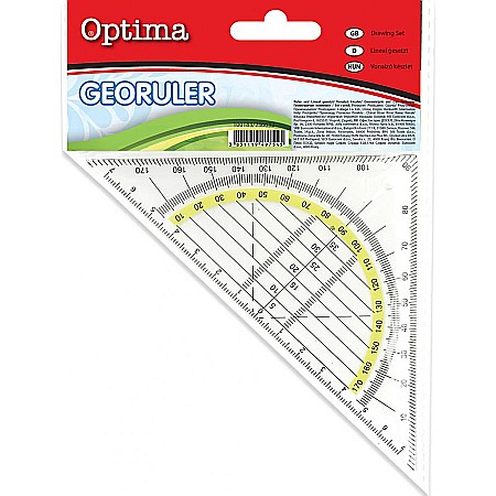 Rigle,echere si raportoare - EU ECHER GEOMETRIC 45 grade, 16CM 100183