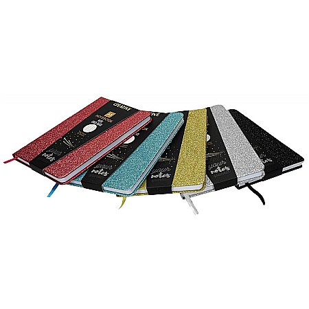 RECHIZITE STUDENTI - EU NOTES GLITTER A5, 96F, DR, DIVERSE CULORI 52946