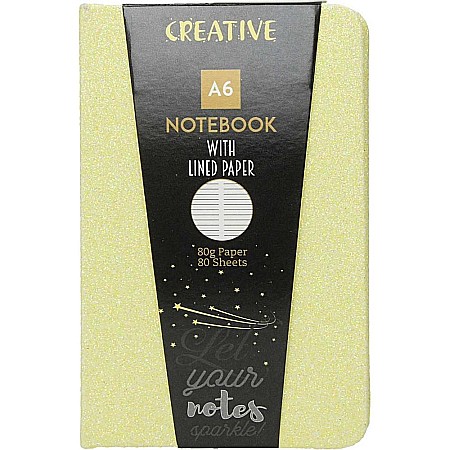 EU NOTES GLITTER A6, 96F, LINII, DIVERSE CULORI 52947 [1]